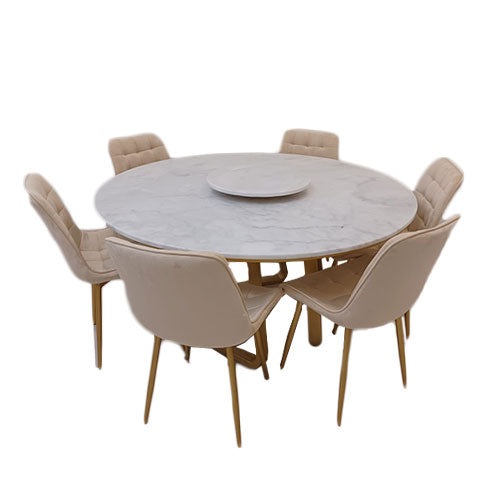 Luna Marble Dining Set