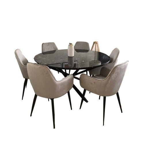 Eclipse Marble Dining Set